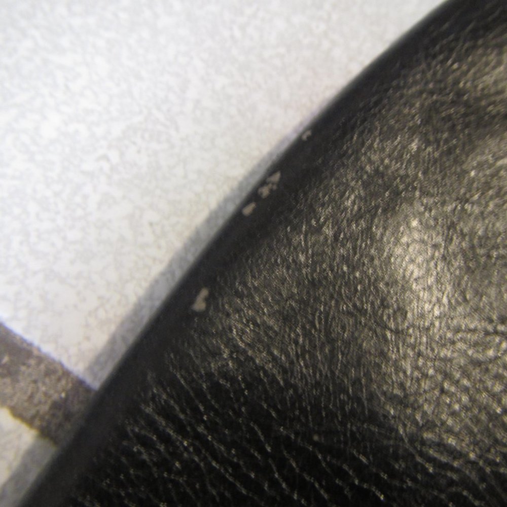 BANANA REPUBLIC Black Leather Knee Boots Sz 10, 4" Heel, Almond Toe - Picture 11 of 15